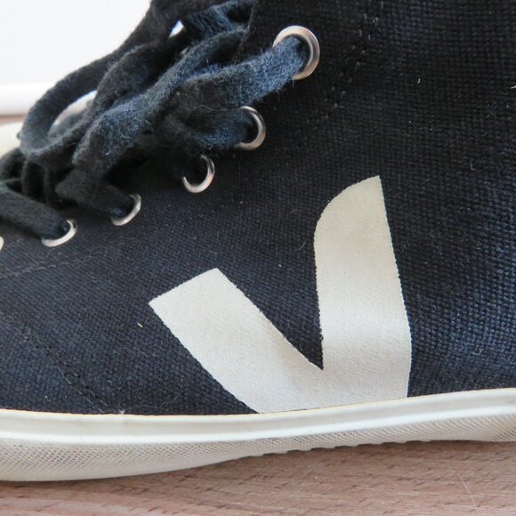 VEJA Nova HT Canvas Nautico Pierre High Top Sneakers Shoes - Men's Size US 9 - Picture 6 of 15